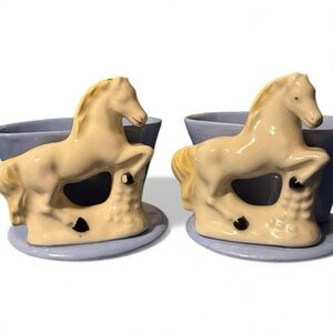 Vintage Horse Toothpick Holders (2)